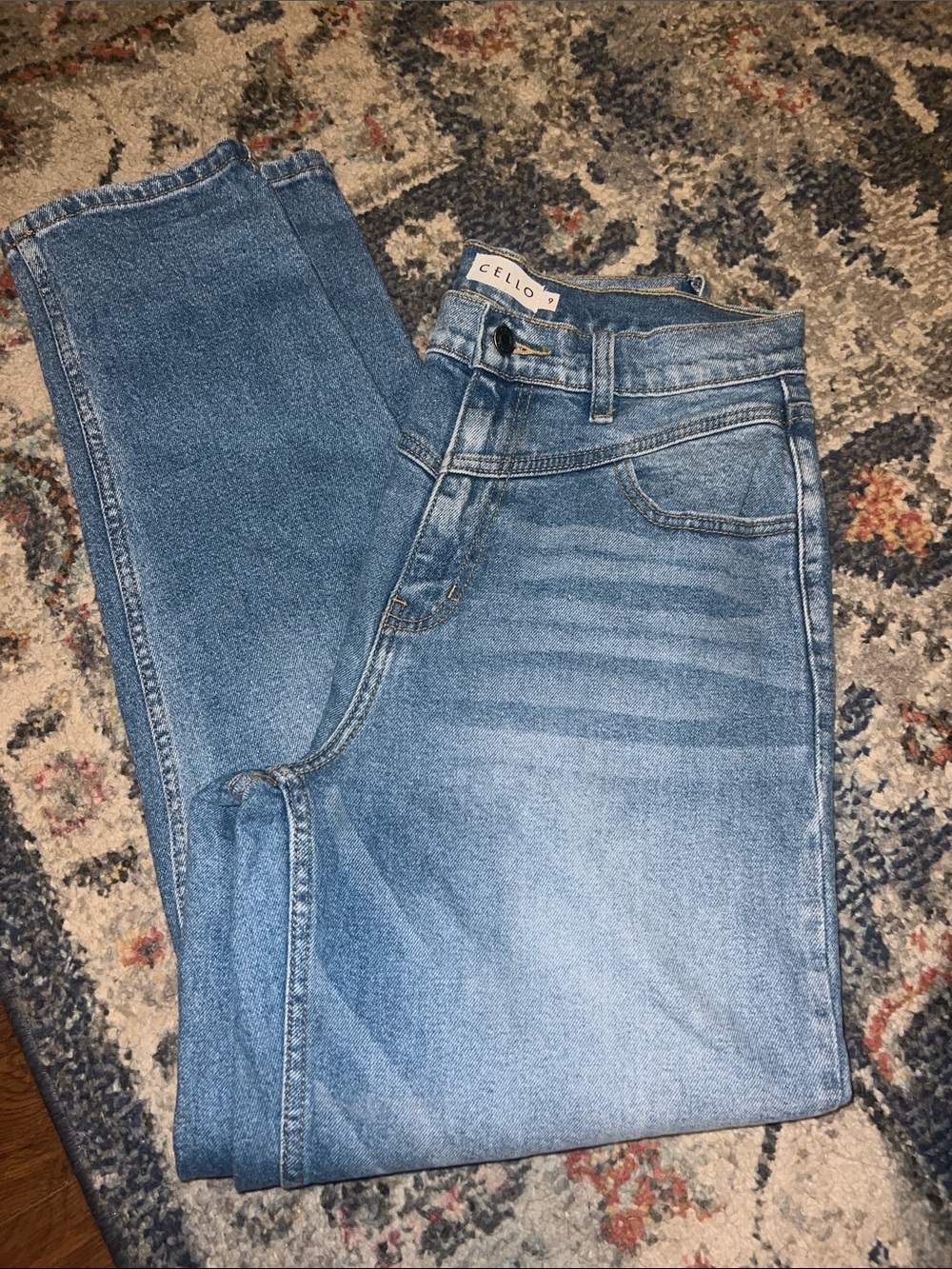 Cello brand jeans. Size 9. Yoke waist.